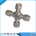 JW-LOK from China stainless steel 4-way cross pipe fitting